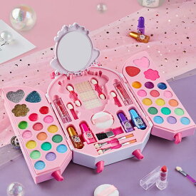 即納　キッズ メイクセット おもちゃプリンセス風 メイクボックス ごっこ遊び子供用 化粧セット 女の子誕生日クリスマス プレゼント