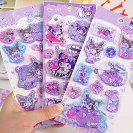【即日発送 ウォーターシール】つやつや 透明感あり 可愛いぷっくりシール シール交換手帳用 スマホケース 水筒 デコレーション 宿題ご褒美シール 春休み暇つぶし贈り物 子供キッズプレゼントWT-KRM