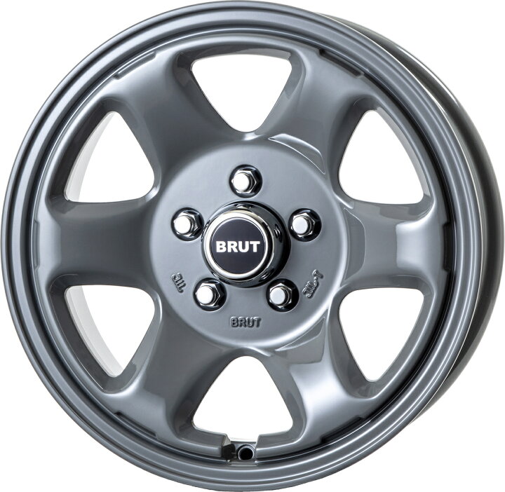 楽天市場】BRUT BR-446.5J+30 16インチ 5穴 114.3 CCT Concrete 