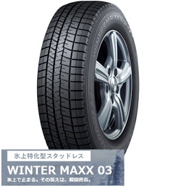 145/64R15　タイヤのみ　ダンロップ　WINTER　MAXX03　15インチ　冬用タイヤ　長持ち　スタッドレス　送料無料　4本セット