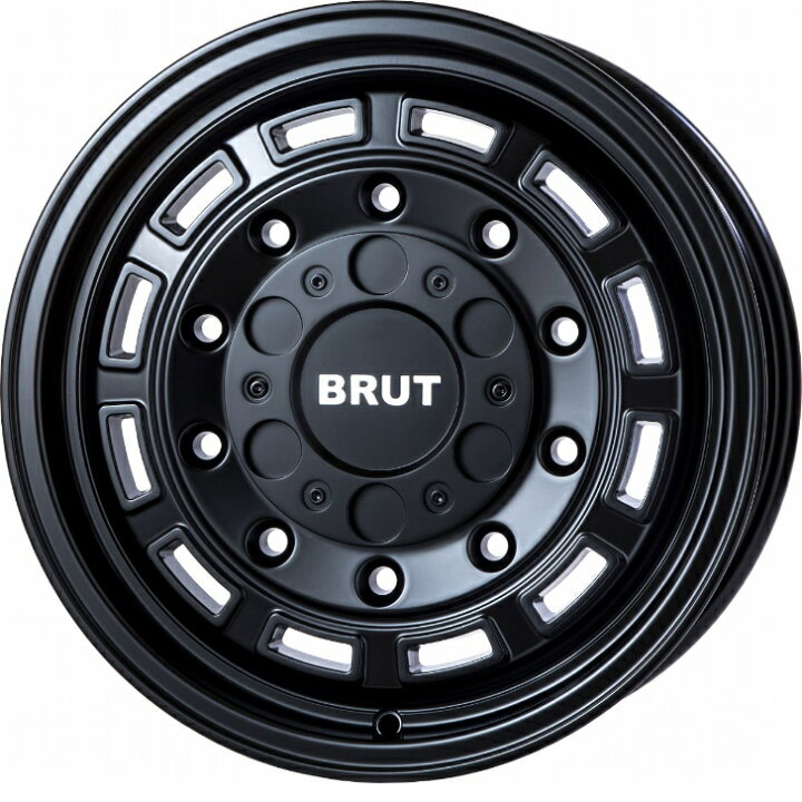 楽天市場】【送料無料】BRUT BR-70ミリタリーブラック16インチ 6.5J+38 