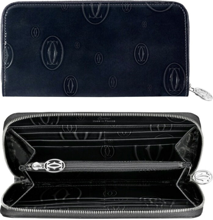 楽天市場】Cartier カルティエ ドゥーブルCロゴ小銭入れ付きラウンド  