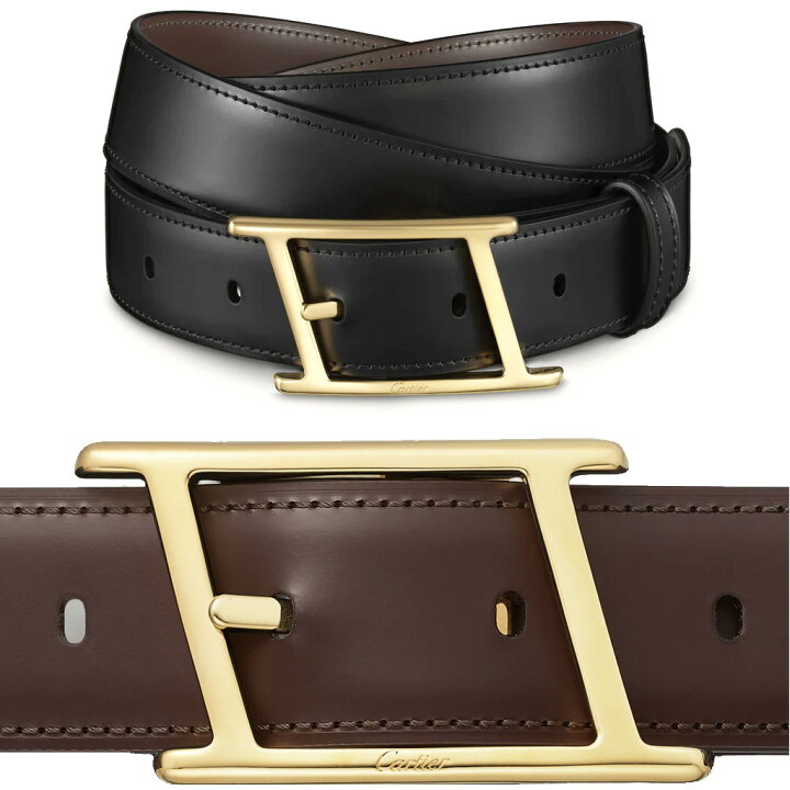 楽天市場】Cartier カルティエメンズ エンボスロゴ レザーベルト  