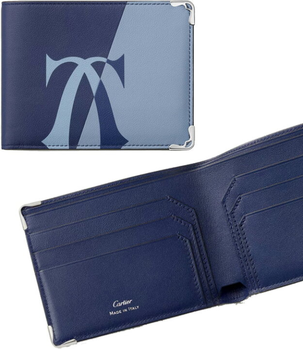 楽天市場】Cartier カルティエ メンズ 二つ折り財布 札入れXLロゴ型 