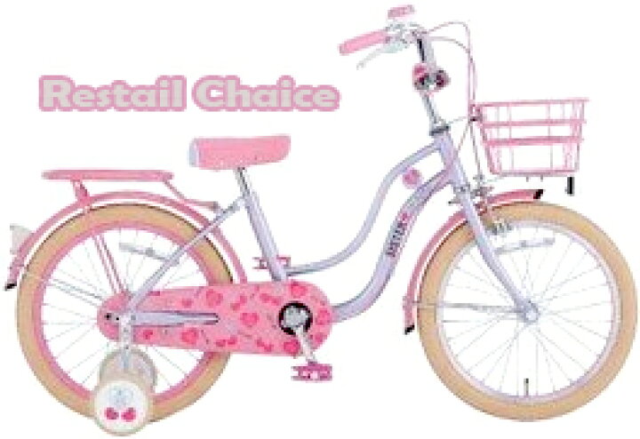 楽天市場】さくらんぼ＆ハートプリント補助輪付き14インチ幼児車16 