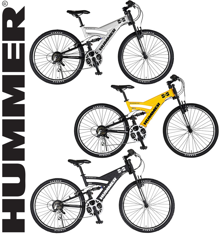 楽天市場】HUMMER ハマー マウンテンバイクMTB 26インチ自転車ツイン 