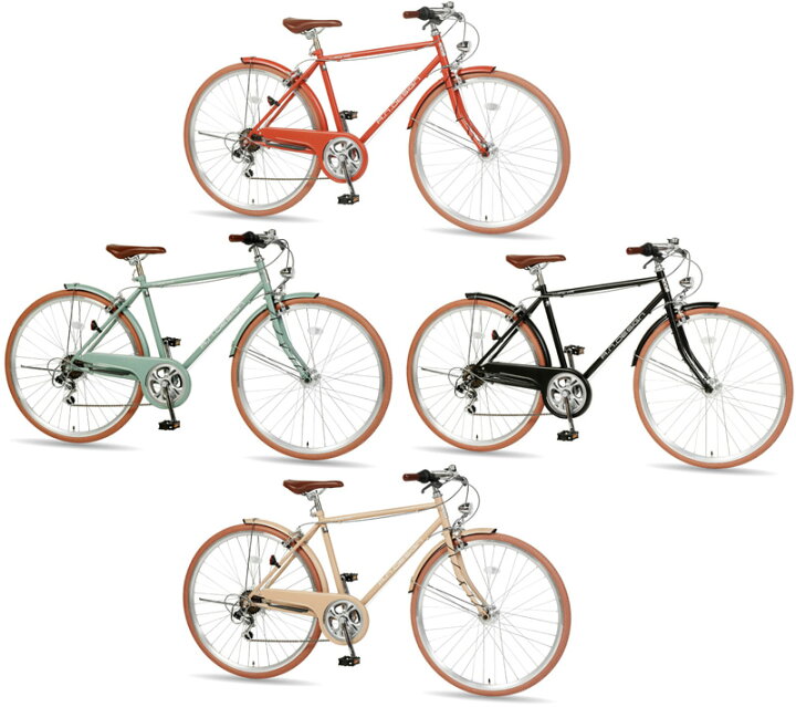 楽天市場】レトロクラシッククロスバイク700C 約27インチ自転車シマノ 