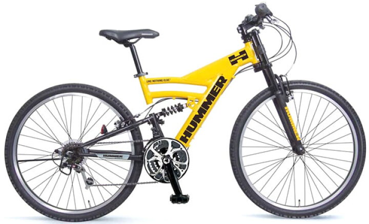 楽天市場】HUMMER ハマー マウンテンバイクMTB 26インチ自転車ツイン  
