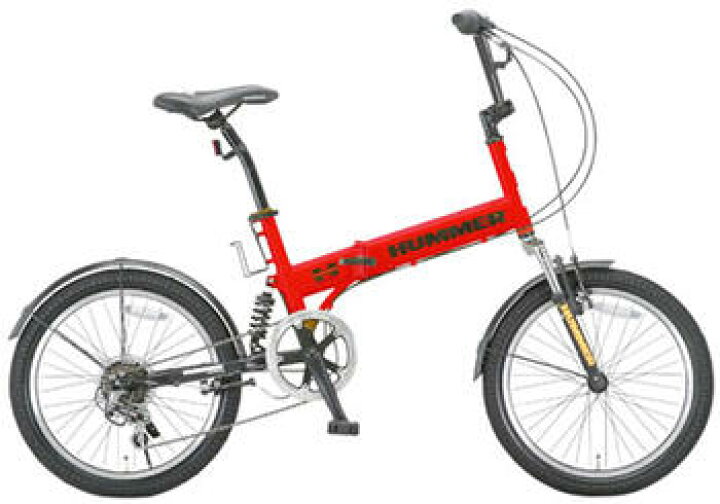 楽天市場】ハマー Wサスペンション 20インチ 折り畳み自転車HUMMER 