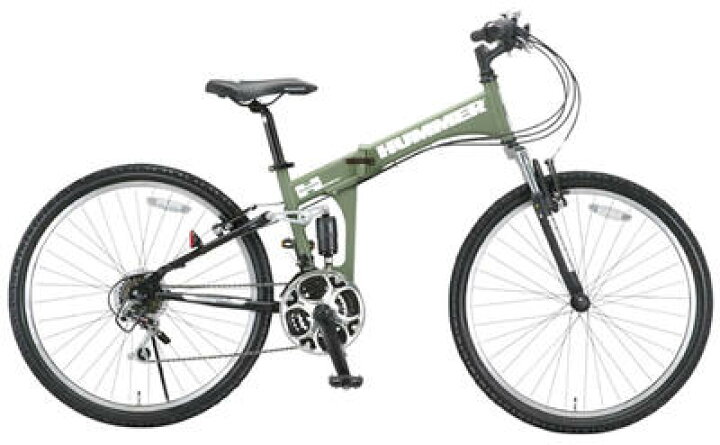 楽天市場】ハマー Wサスペンション搭載 26インチ自転車HUMMER MTB 