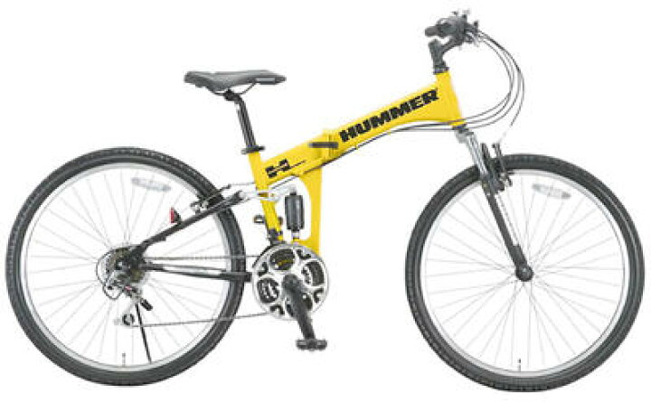 楽天市場】ハマー Wサスペンション搭載 26インチ自転車HUMMER MTB 
