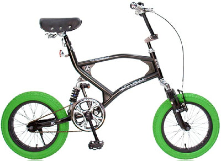 楽天市場】16インチ BMX 自転車 ストリートトリックダウン前後ダブル 