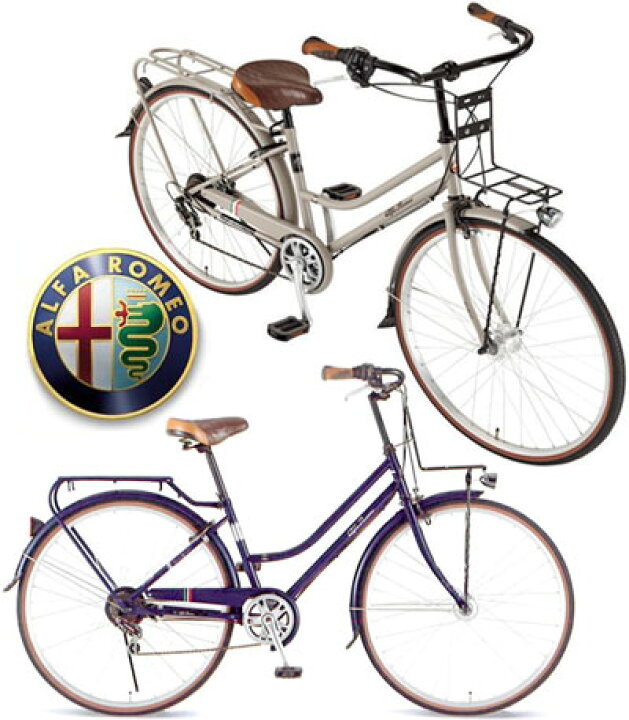 楽天市場】Alfa Romeo アルファロメオイタリアデザイン 27インチ自転車 