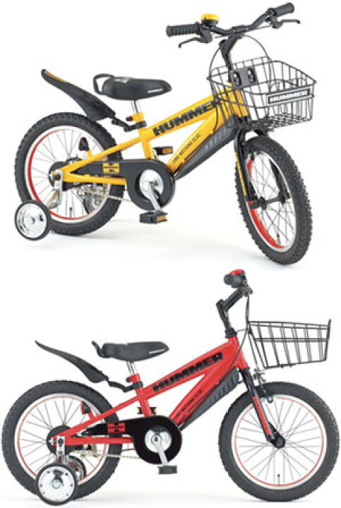 楽天市場】HUMMER ハマー補助輪付き子供用16インチ自転車BMXスタイル  