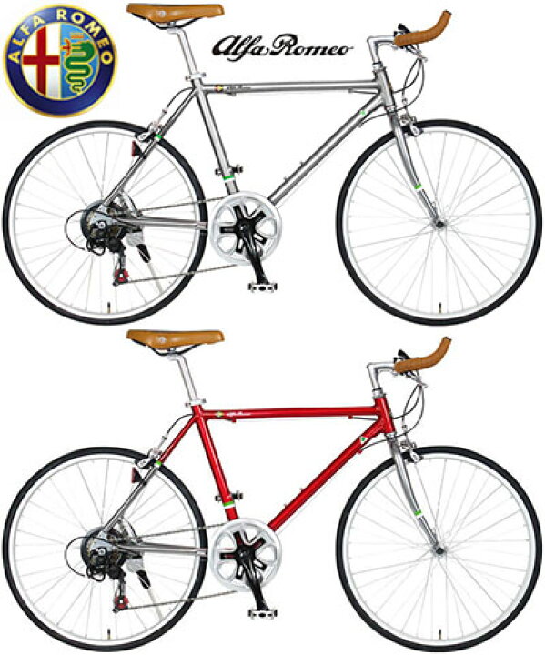 楽天市場】Alfa Romeo アルファロメオ24インチ自転車 クロスバイク軽量  