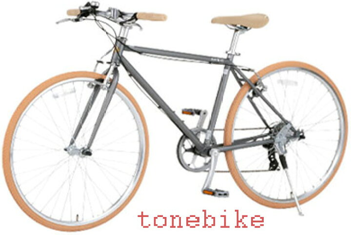 楽天市場】クロスバイク 700C 約27インチ自転車スキンカラータイヤ 