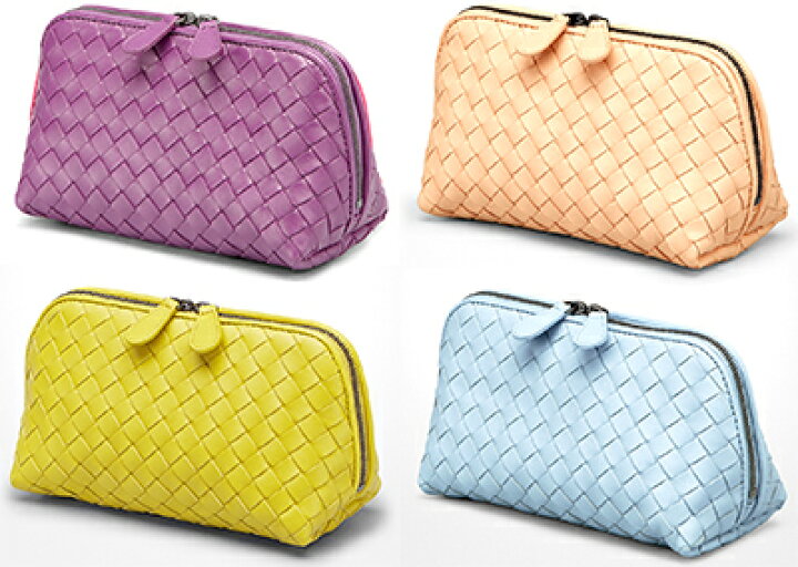 楽天市場】BOTTEGA VENETA ボッテガヴェネタ 化粧ポーチダークブラウン 