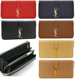 YSL イヴサンローランパリSAINT LAURENT PARIS小銭入れ付きラウンドファスナー長財布 トープグレー ブラック レッド ダークネイビー レッド ベージュイブサンローラン ダーク ブラウン グレーDXS2W2072DBRBKB680W1011GY6309BR2643BE41476805RE2346GY