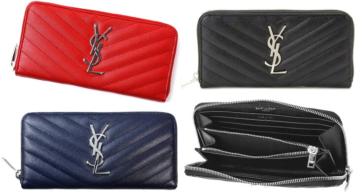 楽天市場】YVES SAINT LAURENT PARISイヴサンローラン パリYSL ZIP  