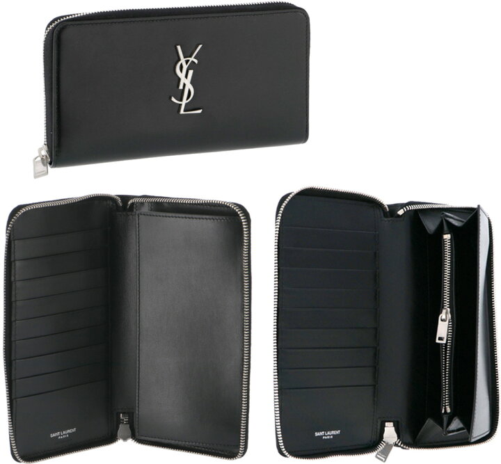 楽天市場】YVES SAINT LAURENT PARISイヴサンローラン パリ 長財布YSL 