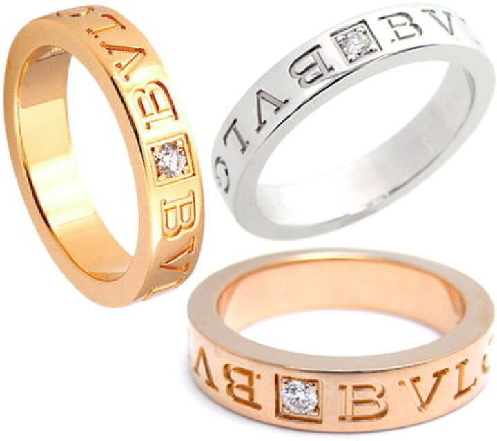 楽天市場】BVLGARI BVBVRINGブルガリブルガリリング1Pダイヤモンド  