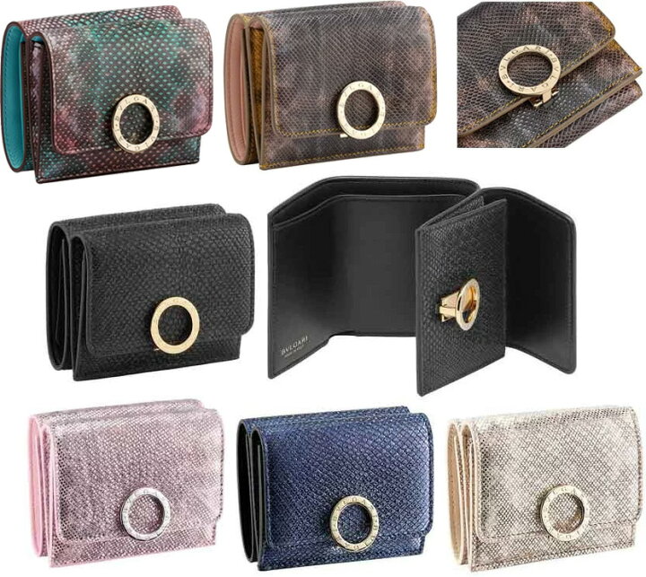 楽天市場】BVLGARI ブルガリ小銭入れ付き3つ折り財布ブラック  