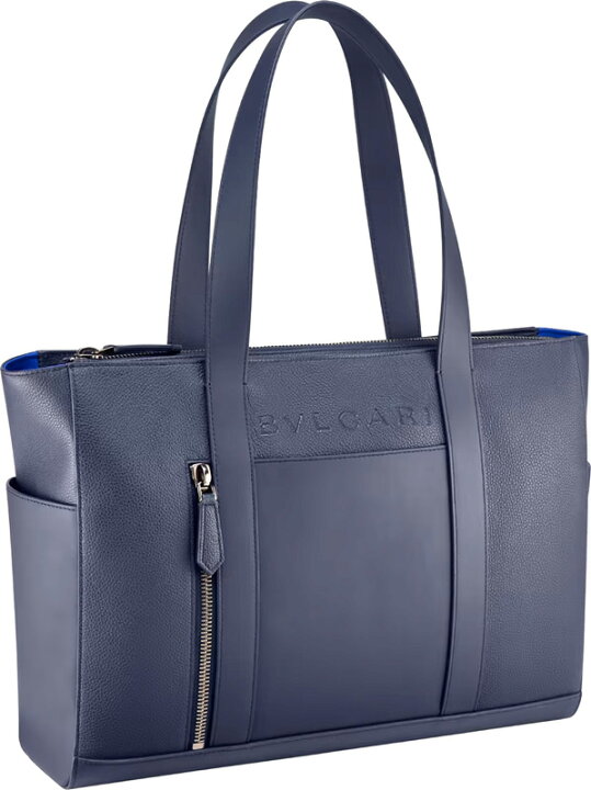 楽天市場】BVLGARI ブルガリエンボスロゴツーハンドル縦型トートバッグ 