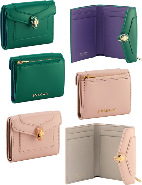 楽天市場】BVLGARI ブルガリ レディースファスナー小銭入れ付き三 