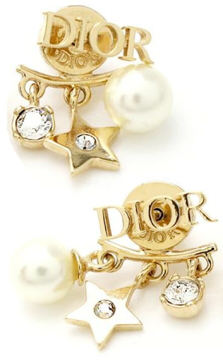 楽天市場】Christian Dior ピアスクリスチャンディオールゴールド  