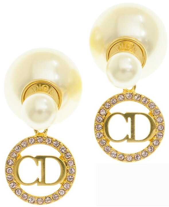 楽天市場】Christian Dior ピアスクリスチャンディオールシルバー  