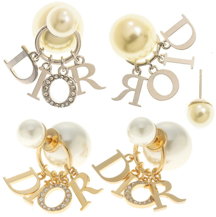 楽天市場】Christian Dior ピアスクリスチャンディオールシルバー  