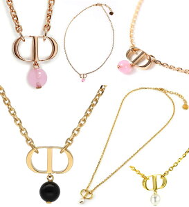 Christian Dior NX`fBI[fB[X v`CDSy_glbNXS[hg[ zCgWp[ ubN sNCDSVOl`[PENDANT NECKLACE D301WHD307BK PTCPLD67PPK