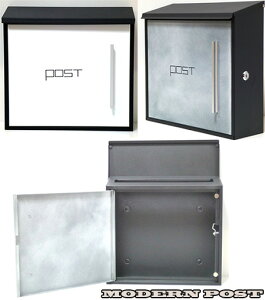 g_Xփ|XgWtX`[[{bNXǊ|t̗X֎MODERN STEEL MAIL BOXubN×zCg O[hA bhV󂯃XbgtZLeB[{bNXƂĂ