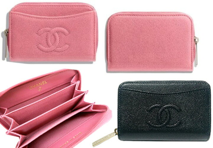 楽天市場】CHANEL シャネルラウンドファスナー カードケースコイン  