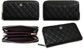 CHANEL シャネルマトラッセ 小銭入れ付きラウンドファスナー長財布キャビアスキンレザー ブラックキルティングステッチレザーライトピンク ライトグリーン ホワイトゴールド シルバー ココマーク ブルーライトブルー イエロー ブルーグレー