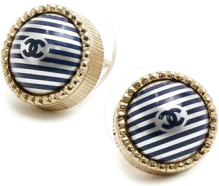 楽天市場】CHANEL COCO MARK PIERCESシャネル ピアス ココマーク 