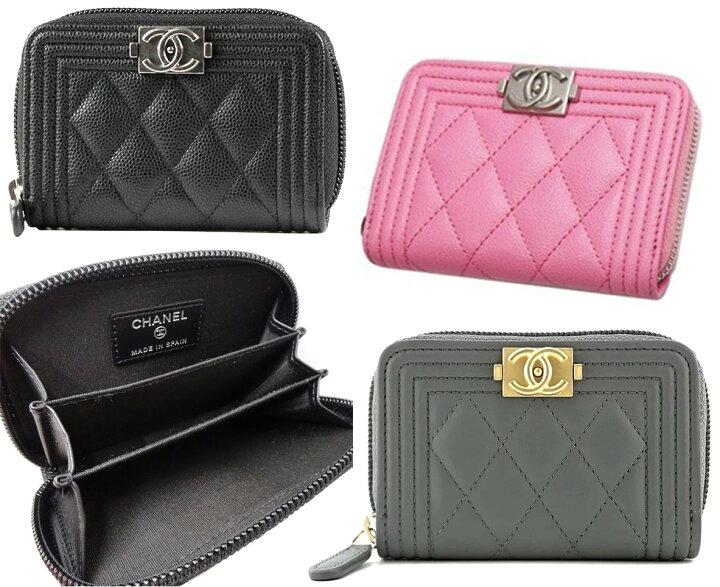 楽天市場】CHANEL シャネル 小銭入れラウンドファスナーコインケース  