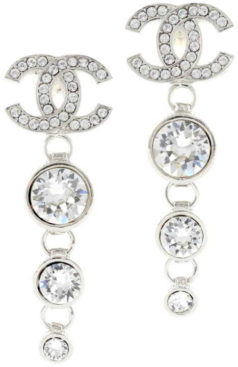 楽天市場】CHANEL PIERCE レディースシャネル ピアス ココマーク3連 