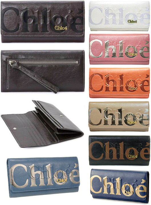 楽天市場】CHLOE WALLET 長財布 小銭入れ付き 2つ折財布ECLIPSEクロエ 