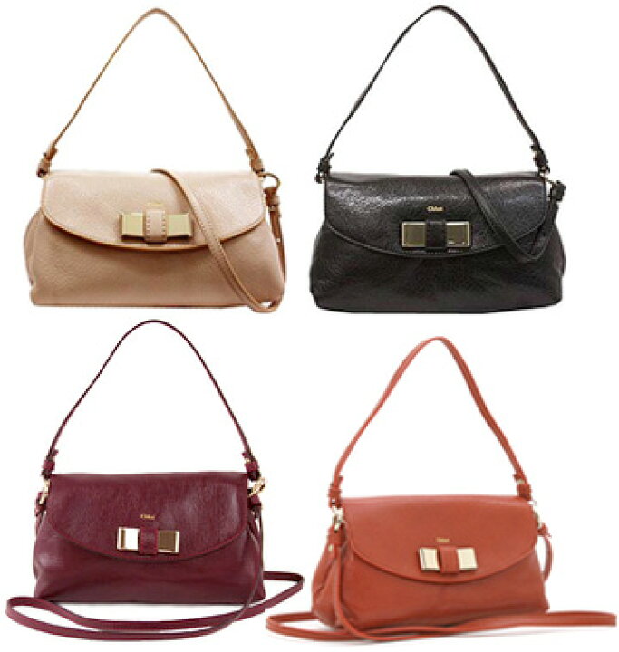 楽天市場】CHLOE LILY 金具リボン2WAYショルダーバッグ リリィポーチ 