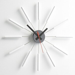 �g�D�G���u�E�b�h�T�C�� �`���[�N�|�����v�E�H�[���N���b�NWALL CLOCK�z���C�g �i�`������ �u���E��BROWN NATURAL WHITE���z���W�X�ƋP���悤�ȃt�H�����~�b�h�Z���`�����[���_���ȐF�g��������