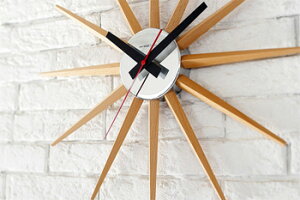 �g�D�G���u�E�b�h�T�C�� �X�p�C���|�����v�E�H�[���N���b�NWALL CLOCK�z���C�g �i�`������ �u���E��BROWN NATURAL WHITE���z���W�X�ƋP���悤�ȃt�H�����~�b�h�Z���`�����[���_���ȐF�g��������
