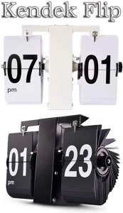 ミニッツパタパタクロックホワイト ブラック オリーブグリーン ウッドブラウン ゴールド日めくりカレンダーを1分毎にめくる様な感じの機械式アナログ時計めくれる瞬間の音がたまりませ