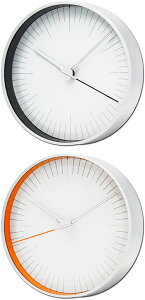 スウェーデンデザインの掛け時計オシャレなお部屋にはオシャレな時計を針のこだわりに注目して下さい!ホワイト×シルバーデザインクロック ウォールクロックBengt Ek Design 掛時計