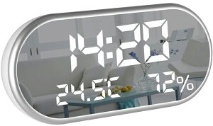 ���x�����x�\���@�\�t��LED�N���b�N���ʃI�[�o���T�[�t�B�X�f�U�C���~���[LED�N���b�N �z���C�gLED�Èłł����Ԃ��͂�����m�F�ł���f�W�^���ڊo�܂����v���邳���������C���e���A�f�U�C