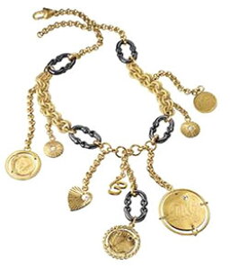 D&G �l�b�N���X �W���G���[�`�F�[���l�b�N���X �S�[���h�R�C�� �S�[���h�v���[�g���n�[�g �y���_���gJewelry DJ0479DOLCE&GABBANA Necklace �h���`�F���K�b�o�[�i �h���K�o ���f�B�[�X