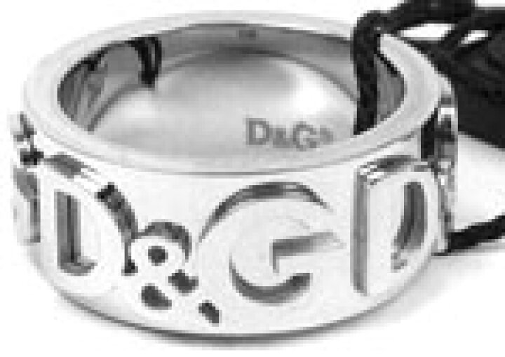 楽天市場】D&G リング ジュエリー立体ロゴ×シルバーリングJewelry Ring 