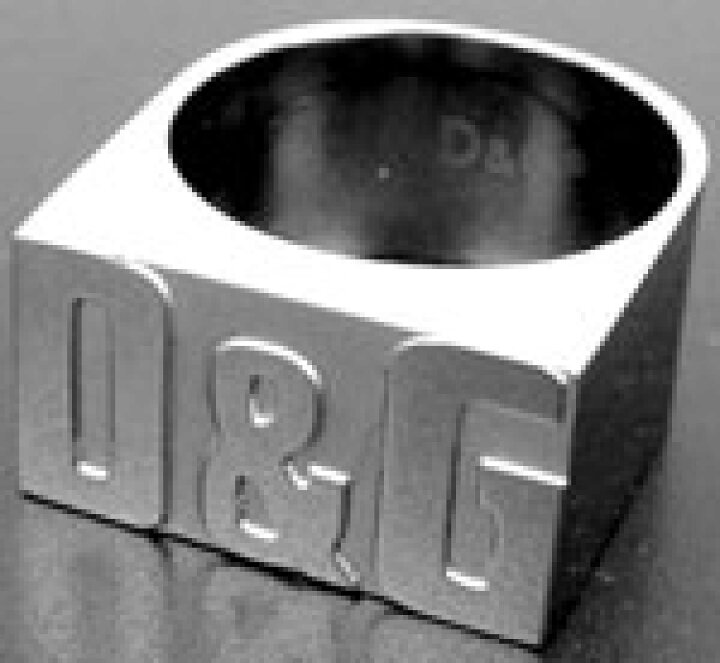 楽天市場】D&G リング ジュエリーエンボスロゴ シルバーリングJewelry 