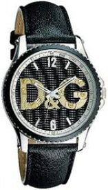 DOLCE&GABBANA 腕時計ドルチェ＆ガッバーナ ウォッチブラック型押しレザーベルト DW0702BKロゴ＆ブラック文字盤D&G WATCH SESTRIEREドルガバ アナログディー＆ジー セストリール男性用 メンズ