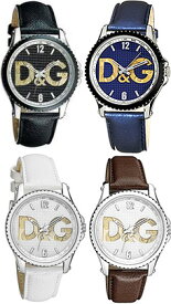 DOLCE&GABBANA 腕時計ドルチェ＆ガッバーナ ウォッチ型押しレザーベルトブラウン DW0705ホワイト DW0706ブラック DW0707ダークブルー DW0709D&G WATCH SESTRIEREドルガバ アナログディー＆ジー セストリール男性用 メンズ